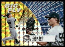 Luke Voit 2021 Panini Mosaic Big Fly Reactive Yellow #BF1 #/99 - NY Yankees
