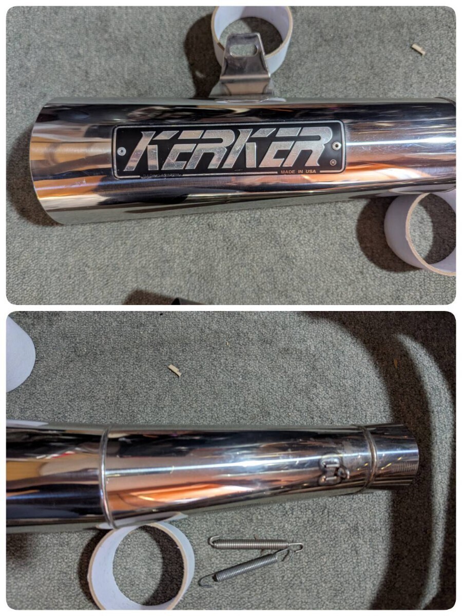 KERKER サイレンサー　Kシリーズ φ50.8 ZRX 他 KERKERサイレンサーKシリーズZRX400ゼファー400 750 1100 Z1Z2 CB750F
