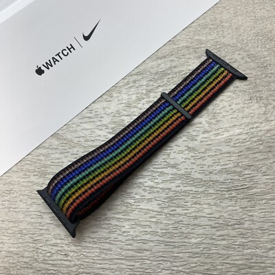 Genuine Apple Watch Nike Sport Loop Pride 22 LGBTQ+ 44/45