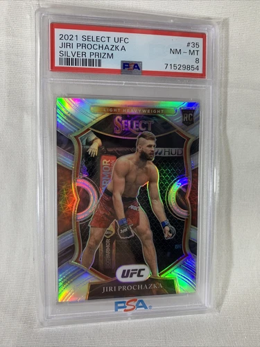 PSA 8 2021 Panini Select UFC - Concourse Silver Prizm #35 Jiri Prochazka (RC)