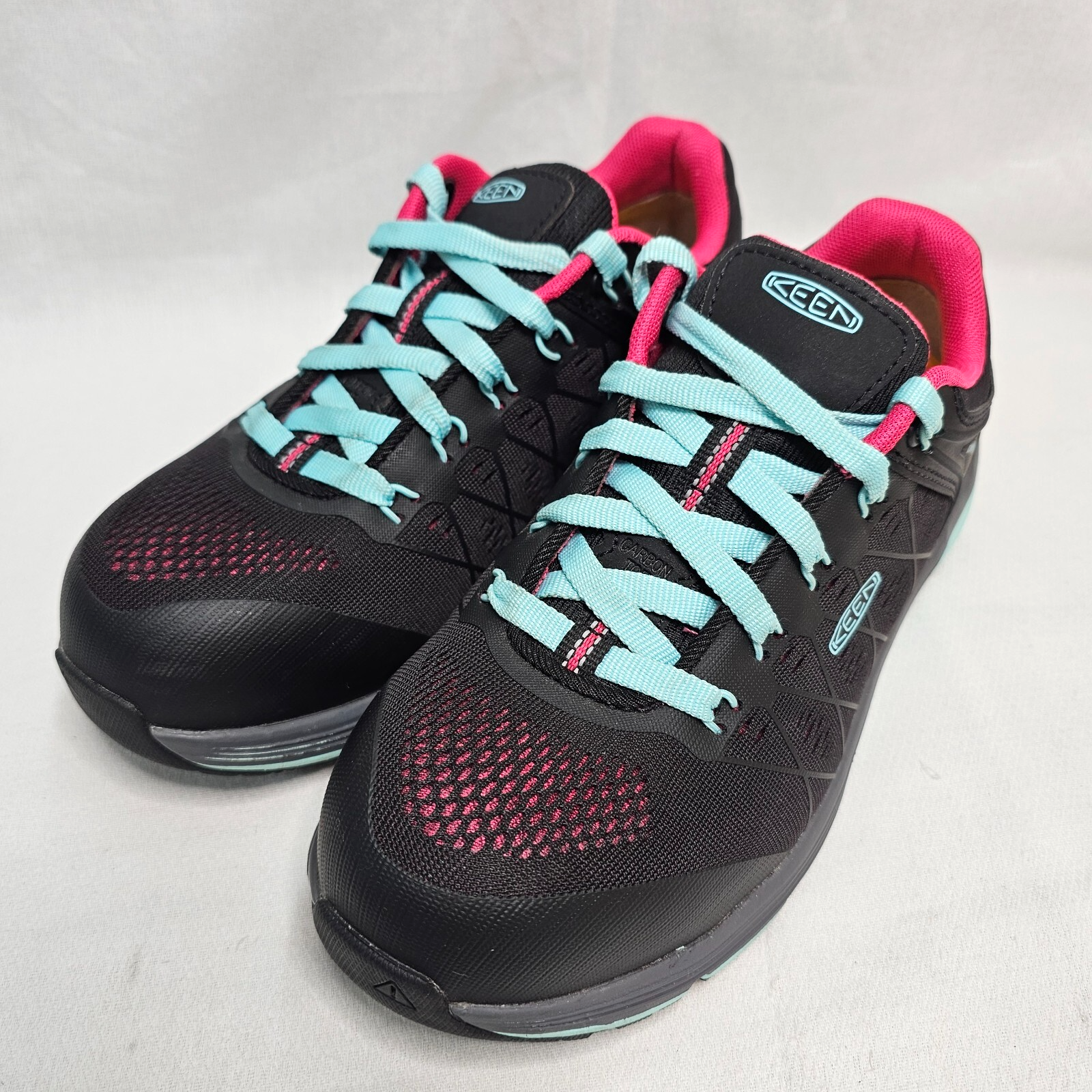 Scarpe stivali da lavoro KEEN Utility Vista Energy Carbon punta di sicurezza nero donna 7 5M