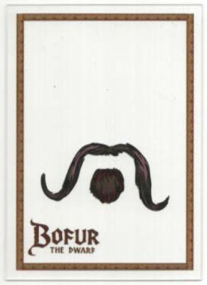 2015 The Hobbit: The Desolation Of Smaug ''DWARF BEARD'' Clear Acetate #DO11 BOFUR