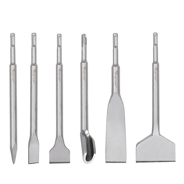 6X Sds Plus MeißEl FliesenmeißEl BreitmeißEl FlachmeißEl SpitzmeißEl KanalmeißEl-image