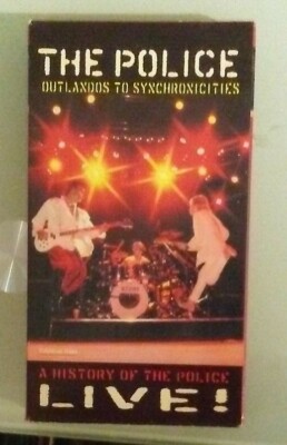 the police OUTLANDOS TO SYNCHRONICITIES a history live ! VHS 