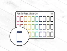 1319~~To Call Reminder Cellphone Planner Stickers.
