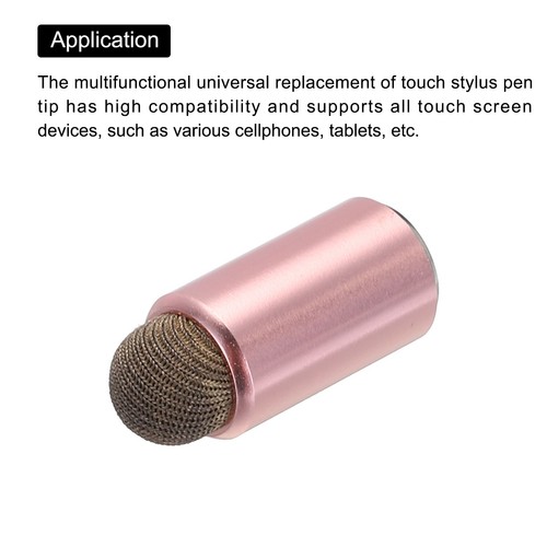 2pcs Magnetic Stylus Pen Tips Fine Fiber Touch Screen Pens Tip Pink - Zdjęcie 4 z 4