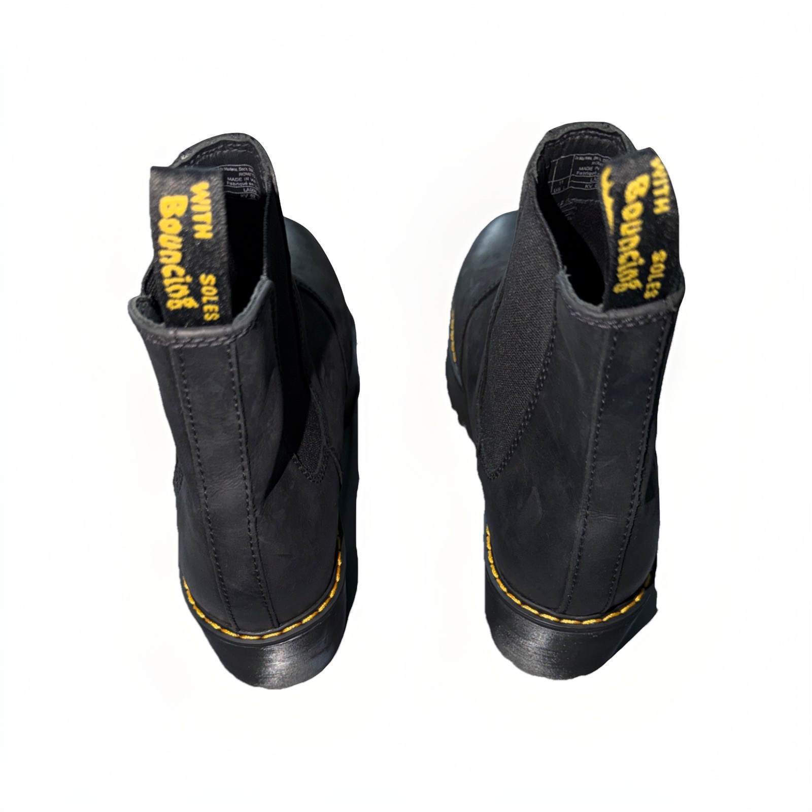 NEW DR. MARTENS ROMETTY CHELSEA Women’s BOOTS BLACK thumbnail 6