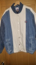 Tommy Hilfiger Denim Bomber Jacket Size M. Very Good Condition