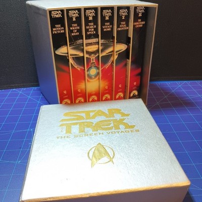 Star Trek Screen Voyages Box Set 6 VHS Tapes Paramount 1991