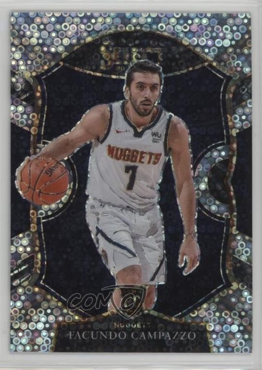 2020-21 Panini Select Concourse Disco Prizm Facundo Campazzo #83 0q3