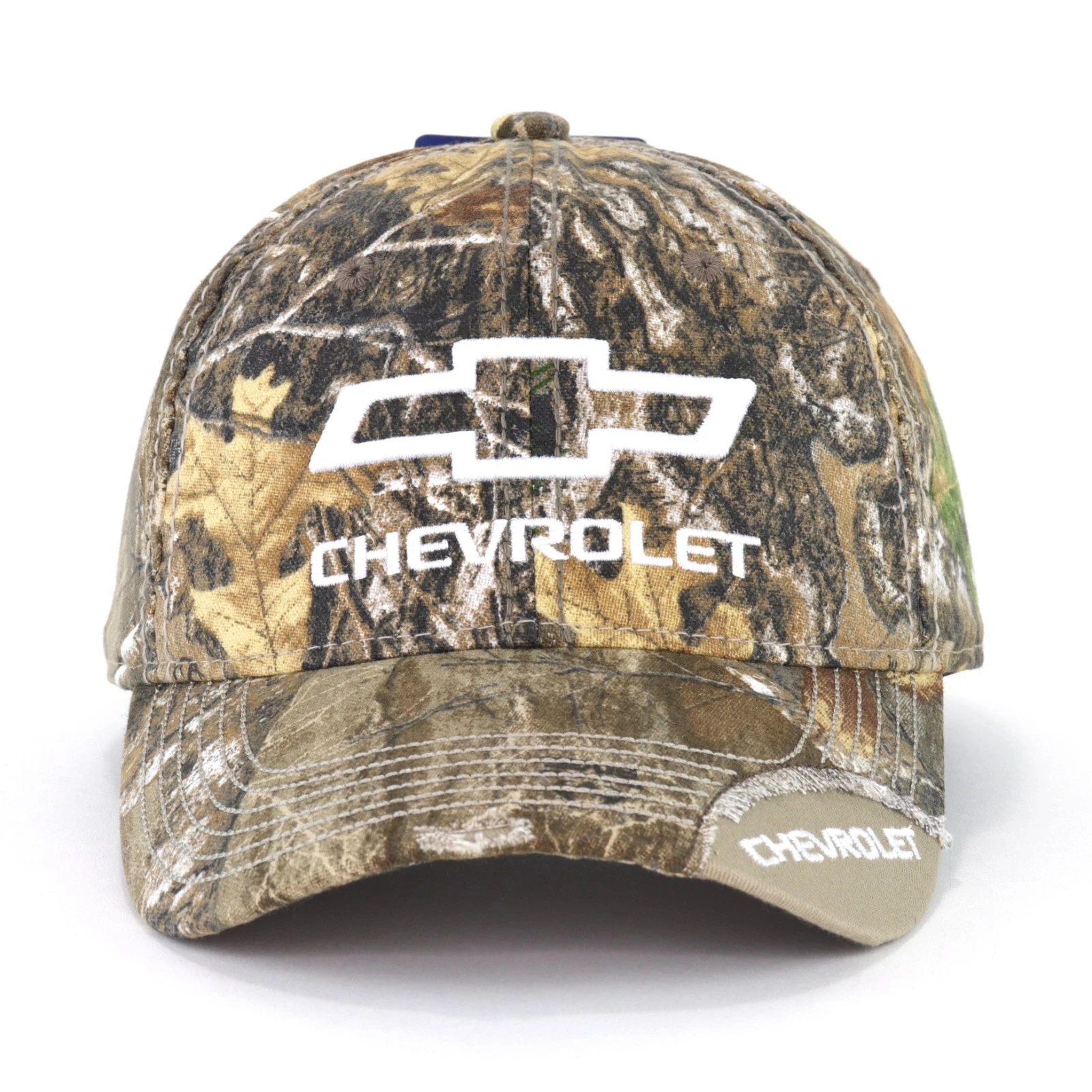 Chevrolet Bowtie Realtree Camo Embroidered Baseball Hat Ball Cap Distressed Edge
Opens in a new wind