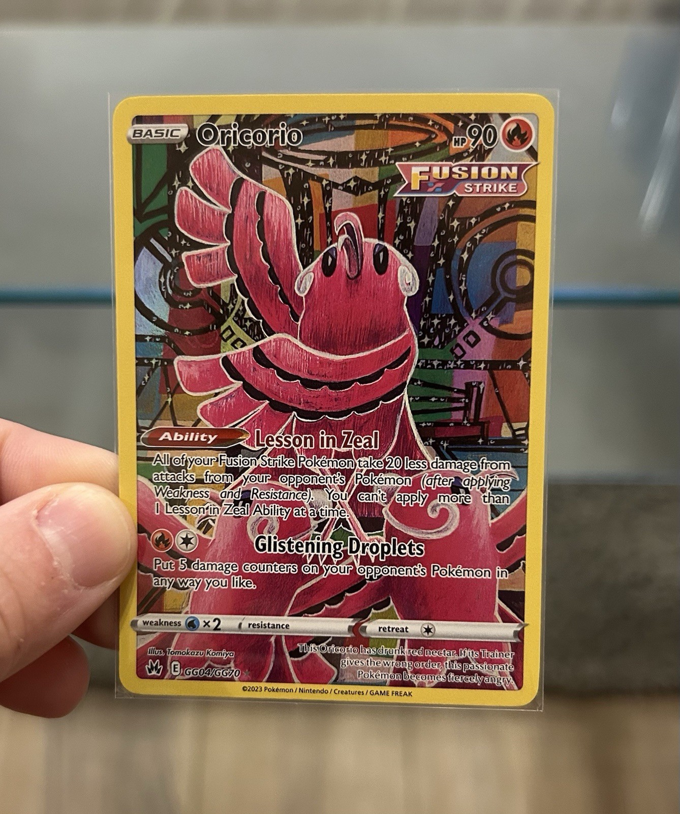 Oricorio GG04/GG70 SWSH: Crown Zenith: Galarian Gallery Holo