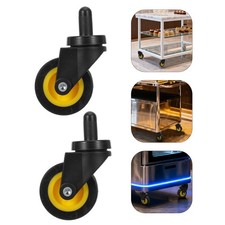  4 Pcs Cleaning Car Universal Wheels Mop Bucket Replacement Casters Cart