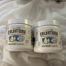 2 Legendairy Milk Colostrum Supplement Chewable Tablet Vanilla Flavored 60 Ct