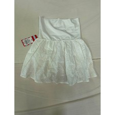 Cat  Jack Girls White Eyelet Lace Skort Size M 8 New With Tags