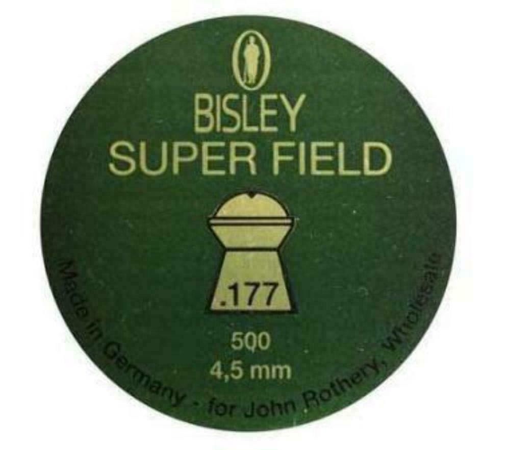 Bisley Super Field .177 Air Rifle Pellets - 500 Tin 4,5mm