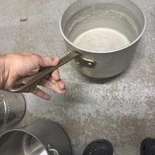 Dura-Ware Aluminum Pot with handle 777 8.5 quart NSF new york duraware