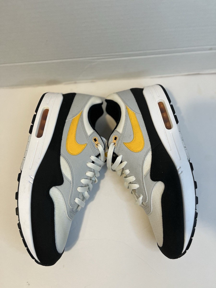 Nike Air Max 1 Steelers White Gold Black Sneakers Retro FD9082-104