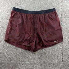 Nike Running Division Shorts 2XL Burgundy Standard Fit New Mens CU7897-624