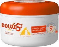Douxo S3 PYO Dog Wipes Antiseptic Chlorhexidine for Bacterial Yeast Skin