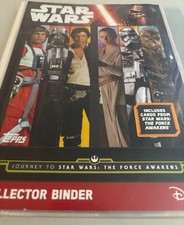 TOPPS STAR WARS JOURNEY TO THE FORCE AWAKENS KARTEN KOMPLETT FULL SET IM BINDER