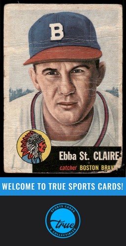 Ebba St. Claire #91 1953 Topps card