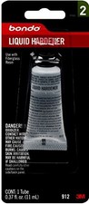 3M Bondo Liquid Hardener 0.37 Fl Oz Tube for Polyester Fiberglass Repairs