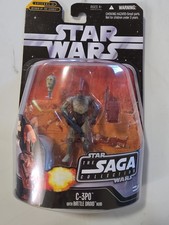 Star Wars Saga Collection C-3PO W Battle Droid Head 17 3.75  Action Figure 2006