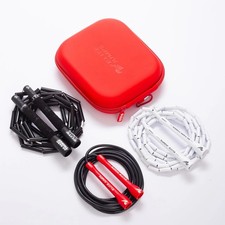 Elite Jumps - Beginner Progression Bundle - 3 Weighted Jump Ropes Storage C...