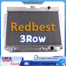 3row Radiator For 59-65Chevy Impala/Bel Air/El Camino/Chevelle/Biscayne 3.2-7.0L