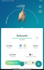 Relicanth 369 Pok mon GO  Fast Delivery