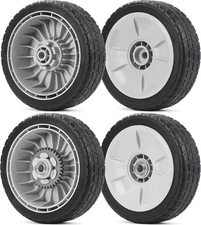 HRR216 Lawn Mower Wheels, 2 Front Wheels 2x & Rear 