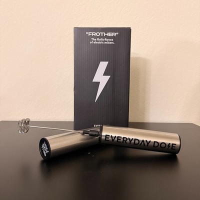 NEW Everyday Dose Milk Frother USB Charging Electric Mixer Mushroom Coffee