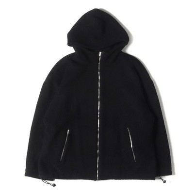 Blanc YM Wym Hoodie Black Size: S | 24AW Monster Zip (Monster Parka) Used BEEG-0