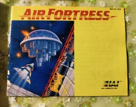 Air Fortress Nintendo NES 1989 Box Manual Game Cartridge