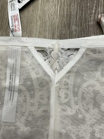 Ann Summers Fiercely Sexy White & Nude Basque Corset & Brief 24-26 F-H - Wedding