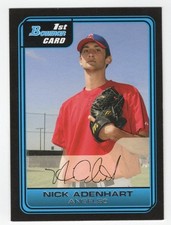 2006 Bowman Prospect Nick Adenhart #B18 - Anaheim Angels