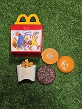 1989 McDonald's Fisher Price Happy Meal Lunch Plastic Lunch Box Burger Fries