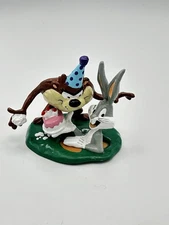 1995 Applause DecoPac Looney Tunes Bugs Bunny & Taz Cake Topper Figurine
