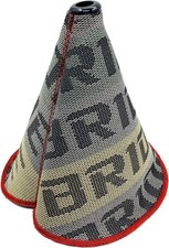 Gear Shift Collars Fabric Universal Manual Shifter Knob Boot Dust Cover Beige