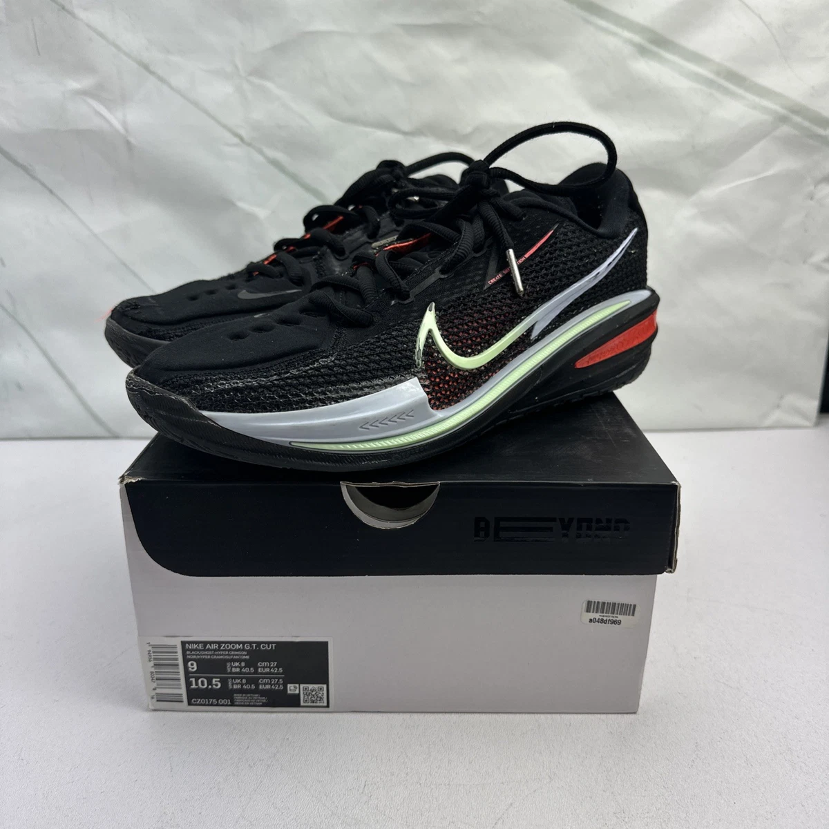 Nike Air Zoom GT Cut EP Black Hyper Crimson for Sale