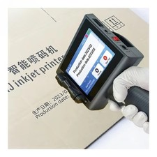 Handheld Inkjet Printer Prints Production Date Expiry Date and Logo on Cartons