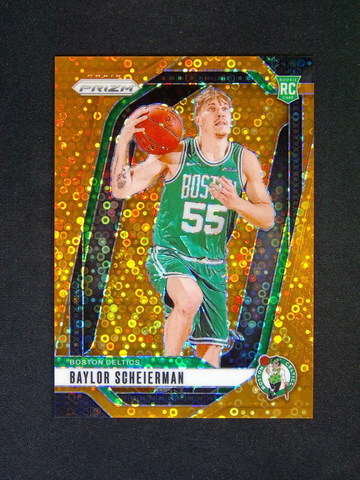 2024-25 Panini Prizm Baylor Scheierman #236 RC Rookie Fast Break Orange /125