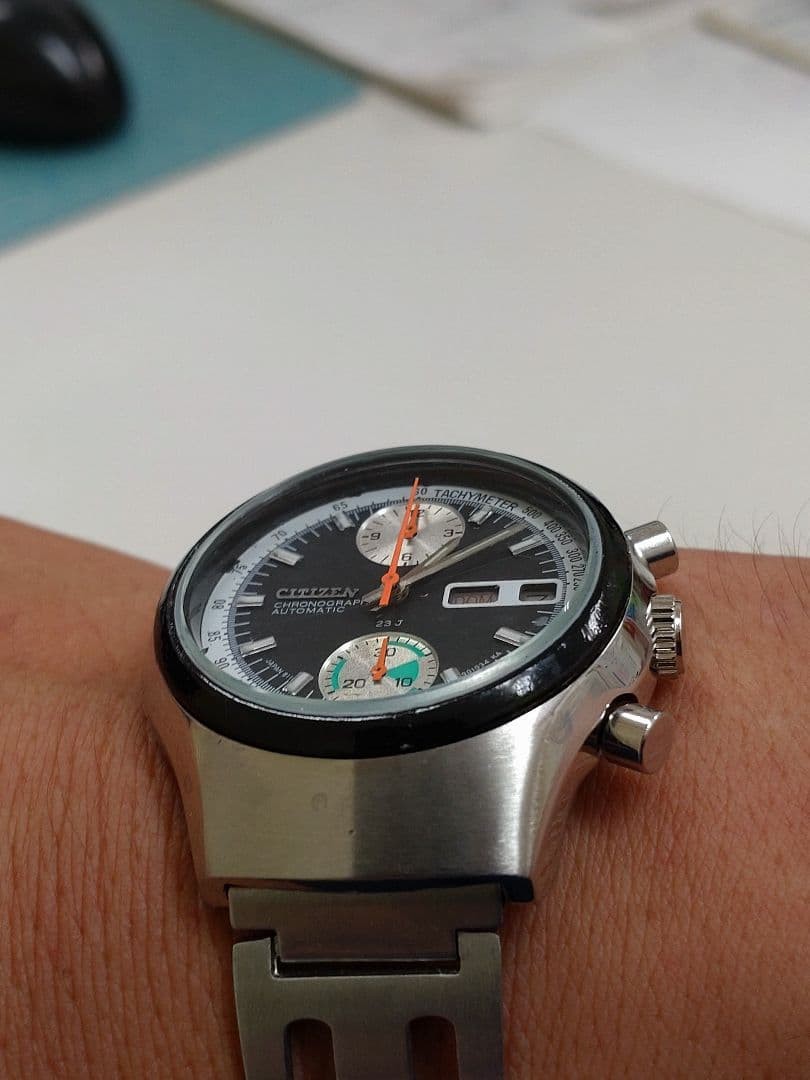 Citizen Challenge Timer Panda Dial Chronograph Ov… - image 9