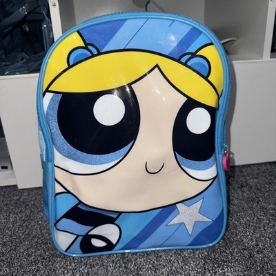 Vintage Power Puffs Mädchen ''Bubbles'' Cartoon Netzwerk Rucksack