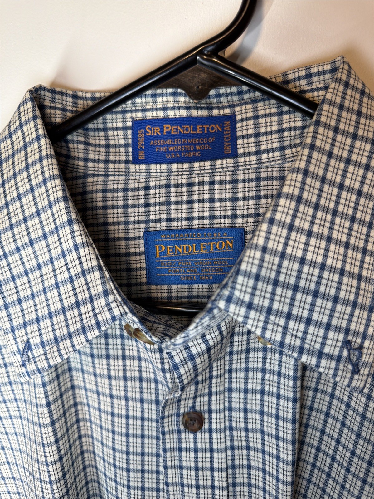 Pendleton Sir Pendleton 100% Virgin Wool Plaid Mu… - image 2