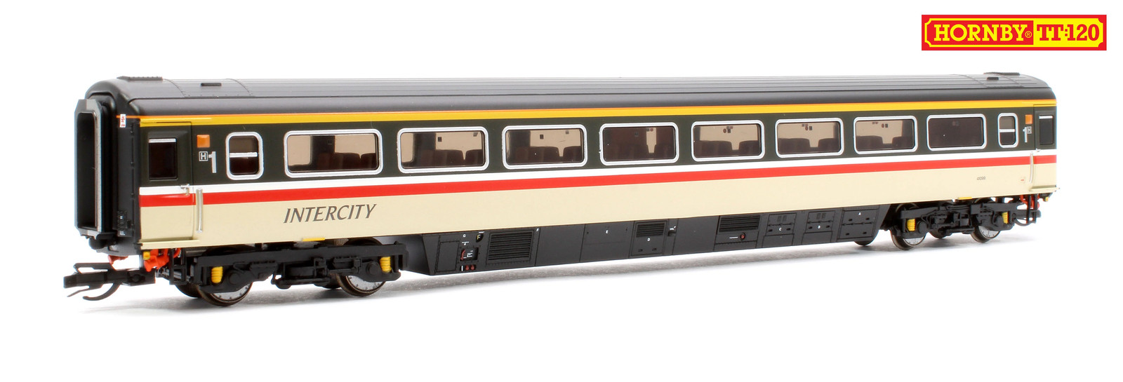 Hornby Coaches - TT4029 BR Intercity, Mk3 Tourist First, 41099 | Era 8 Train Toy, TT Gauge Carriage for Train Set, Rolling Stock Models for Adults, 1:120 Scale Model Gift - Image 5