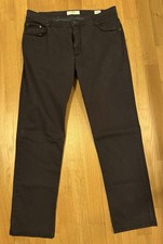 BRAX Herren Chino Hose „Cooper Fancy“ Regular Fit W38/L32 Dunkelbraun/Aubergine