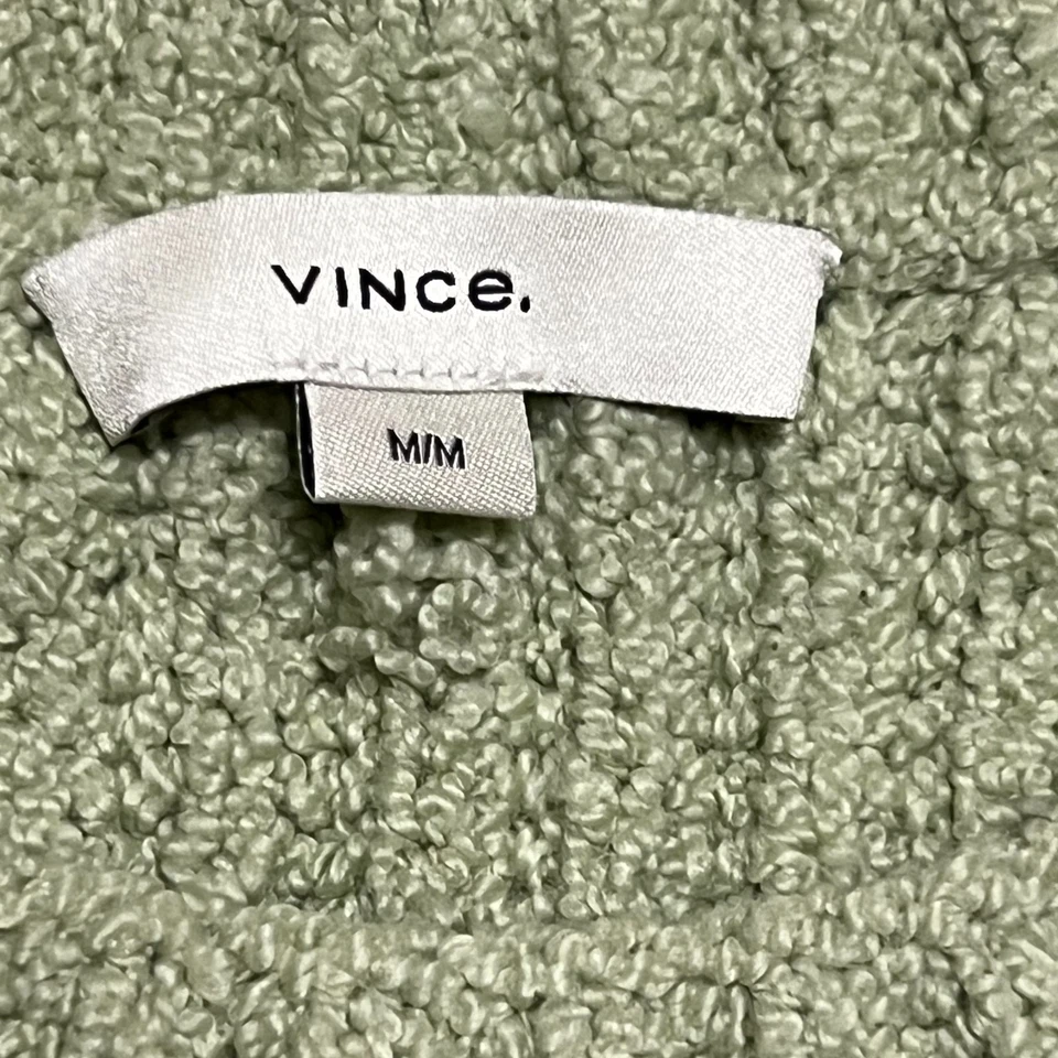 Suéter Vince Texturizado Acanalado Mujer Talla Mediana Verde Mezcla de Algodón Pullover Nuevo con Etiquetas Foto 3 de 4