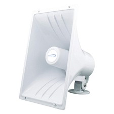 SPECO TECHNOLOGIES SPC40RP PA Weatherproof Speaker,Horn,40W,ABS 38L979